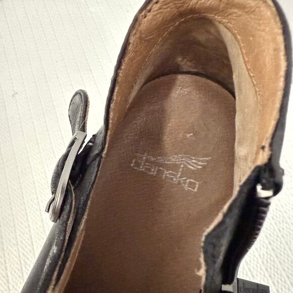 Dansko Darbie Ankle Boots Black Leather Women's 9 - Picture 7 of 12
